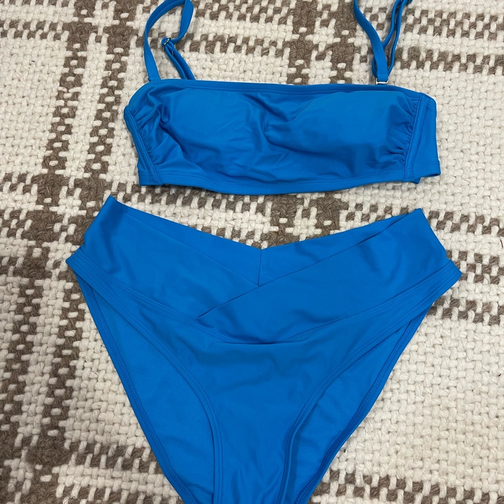 Wild Fable Blue Bikini Swim Set
